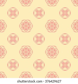 Tints of Banana Mania pattern, The geometric pattern with lines, Abstract Seamless pattern, Vector Seamless pattern