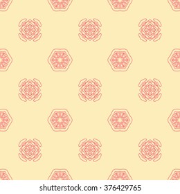 Tints of Banana Mania pattern, The geometric pattern with lines, Abstract Seamless pattern, Vector Seamless pattern