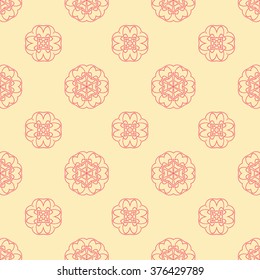 Tints of Banana Mania pattern, The geometric pattern with lines, Abstract Seamless pattern, Vector Seamless pattern