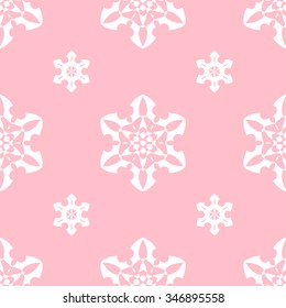 Tints of Pink Seamless pattern, Abstract Seamless pattern, Vector Seamless pattern. Repeating geometric, Seamless floral pattern