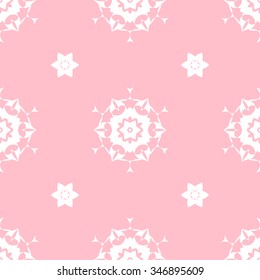 Tints of Pink Seamless pattern, Abstract Seamless pattern, Vector Seamless pattern. Repeating geometric, Seamless floral pattern