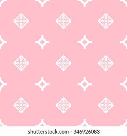 Tints of Pink Seamless pattern, Abstract Seamless pattern, Vector Seamless pattern. Repeating geometric, Seamless floral pattern