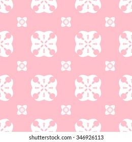 Tints of Pink Seamless pattern, Abstract Seamless pattern, Vector Seamless pattern. Repeating geometric, Seamless floral pattern