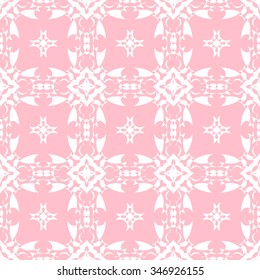 Tints of Pink Seamless pattern, Abstract Seamless pattern, Vector Seamless pattern. Repeating geometric, Seamless floral pattern