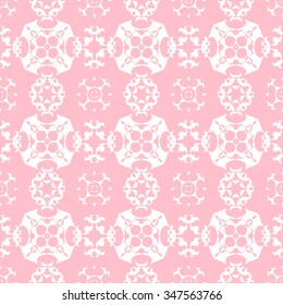 Tints of Pink Seamless pattern, Abstract Seamless pattern, Vector Seamless pattern. Repeating geometric, Seamless floral pattern