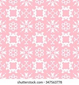 Tints of Pink Seamless pattern, Abstract Seamless pattern, Vector Seamless pattern. Repeating geometric, Seamless floral pattern