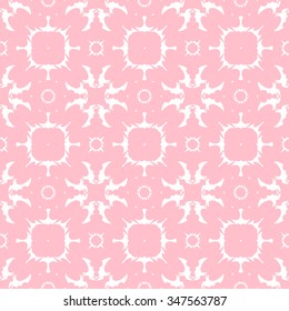 Tints of Pink Seamless pattern, Abstract Seamless pattern, Vector Seamless pattern. Repeating geometric, Seamless floral pattern