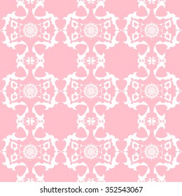 Tints of Pink Seamless pattern, Abstract Seamless pattern, Vector Seamless pattern. Repeating geometric, Seamless floral pattern