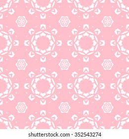 Tints of Pink Seamless pattern, Abstract Seamless pattern, Vector Seamless pattern. Repeating geometric, Seamless floral pattern