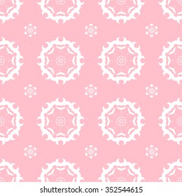 Tints of Pink Seamless pattern, Abstract Seamless pattern, Vector Seamless pattern. Repeating geometric, Seamless floral pattern