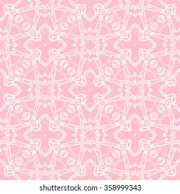 Tints of Pink Seamless pattern, Abstract Seamless pattern, Vector Seamless pattern. Repeating geometric, Seamless floral pattern.