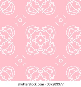 Tints of Pink Seamless pattern, Abstract Seamless pattern, Vector Seamless pattern. Repeating geometric, Seamless floral pattern.