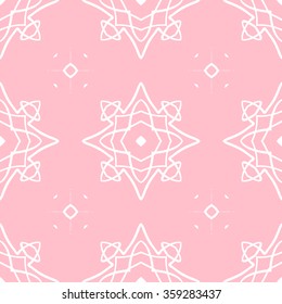 Tints of Pink Seamless pattern, Abstract Seamless pattern, Vector Seamless pattern. Repeating geometric, Seamless floral pattern.