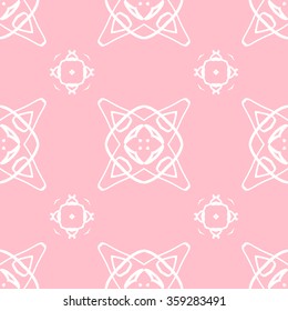 Tints of Pink Seamless pattern, Abstract Seamless pattern, Vector Seamless pattern. Repeating geometric, Seamless floral pattern.