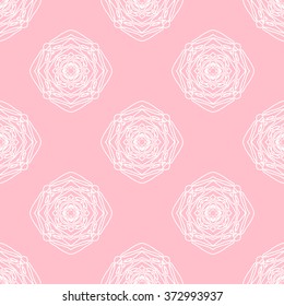 Tints of Pink Seamless pattern, Abstract Seamless pattern, Vector Seamless pattern. Repeating geometric, Seamless floral pattern.