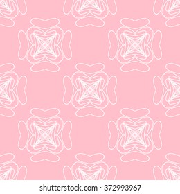 Tints of Pink Seamless pattern, Abstract Seamless pattern, Vector Seamless pattern. Repeating geometric, Seamless floral pattern.