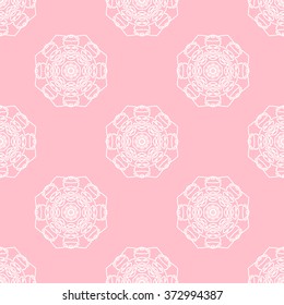 Tints of Pink Seamless pattern, Abstract Seamless pattern, Vector Seamless pattern. Repeating geometric, Seamless floral pattern.