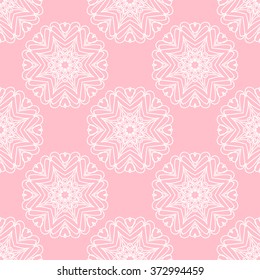 Tints of Pink Seamless pattern, Abstract Seamless pattern, Vector Seamless pattern. Repeating geometric, Seamless floral pattern.