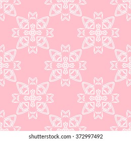 Tints of Pink Seamless pattern, Abstract Seamless pattern, Vector Seamless pattern. Repeating geometric, Seamless floral pattern.
