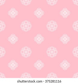 Tints of Pink Seamless pattern, Abstract Seamless pattern, Vector Seamless pattern. Repeating geometric, Seamless floral pattern.