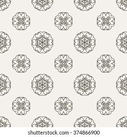 Tints of Romance Seamless pattern, Abstract Seamless pattern, Vector Seamless pattern. Repeating geometric, Seamless floral pattern.