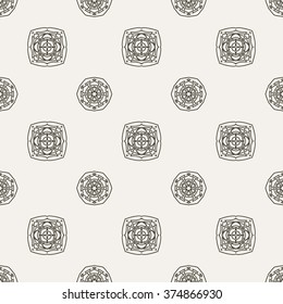 Tints of Romance Seamless pattern, Abstract Seamless pattern, Vector Seamless pattern. Repeating geometric, Seamless floral pattern.