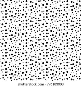 The tiny black circles abstract design style pattern texture or background