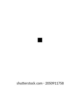 Tiny Black Square On White Backgrounddecorating Stock Vector (Royalty ...