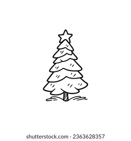 Tiny Christmas tree doodle