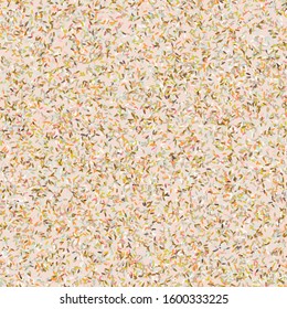 Tiny confetti sprinkles vector texture background. Pastel gelato speckled icream color seamless pattern. Small japanese micro party washi paper decor. Handmade flecked effect backdrop. 