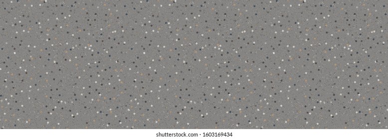Tiny confetti vector texture border background. Ecru natural speckled sprinkles seamless banner pattern. Small masculine micro party washi paper decor. Handmade flecked effect ribbon trim edging.