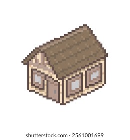 tiny farm house pixel art