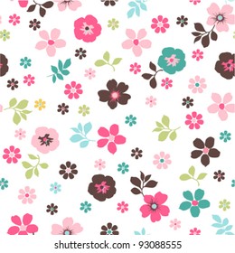 tiny floral seamless pattern