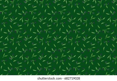 Tiny Flowers. Floral Seamless Pattern with Small Cute Flowers in Rustic Style. Bright Little Ornament in Country-Style. Feminine Rapport for Textile, Fabric, Paper, Cloth. Wallpaper.
