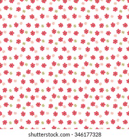 Tiny Flowers seamless pattern. Vintage floral background.