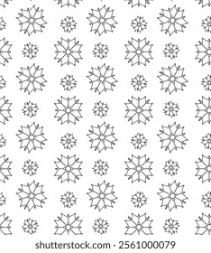 Tiny flying snow flakes illustration. Snowstorm dust freeze shapes. Snowfall sky white transparent wallpaper. Graphic line snowflakes january vector. Snow hurricane landscape.
