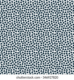 Tiny Hearts seamless pattern. Love. Valentine's Day. Valentine black and white background.