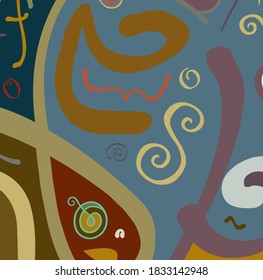 Tiny home gallery with abstract typography