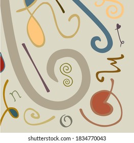 Tiny home gallery apstract typographic composition