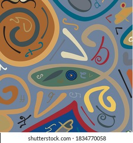 Tiny home gallery apstract typographic composition