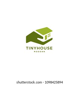 Tiny House Real Estate Logo Vector