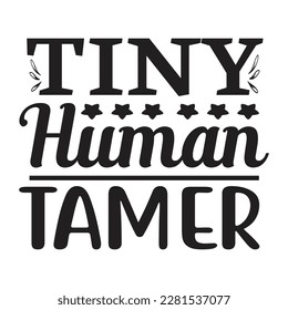 Pequeño Tamer humano, camiseta del Día de la Madre, camiseta de niños, regalo para mamá, regalo para mamá de niños, regalo para esposa, graciosa camiseta de mamá