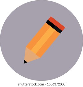 tiny lead pencil - icon illustration 
