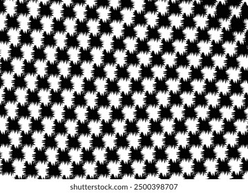 Tiny, modern black and white  pattern design for bag design,fabric design,wallpaper and background 