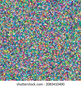 
Tiny mosaic tiles vector no signal free vector