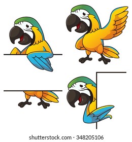 Pequeño tablero de orejas de loro, arte vectorial e ilustración.