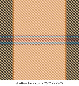 Tiny pattern texture vector, contemporary plaid fabric textile. Crease tartan check background seamless in amber and light colors palette.