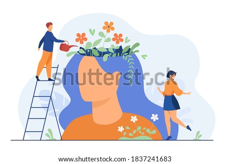 Similar – Image, Stock Photo Flower head in water