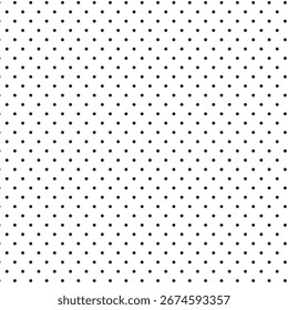 Tiny polka dot pattern. Small size randomly scattered dots texture. Celebration confetti background. Black artistic doodle sketch tiny dots seamless surface design.