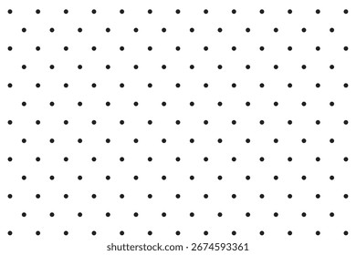 Tiny polka dot pattern. Small size randomly scattered dots texture. Celebration confetti background. Black artistic doodle sketch tiny dots seamless surface design.